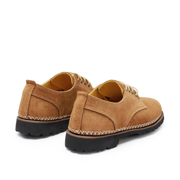 Quoddy Men's Bennett XStitch Oxford: Toffee Suede