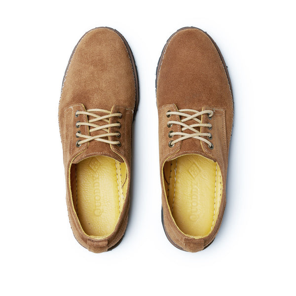 Quoddy Men's Bennett XStitch Oxford: Toffee Suede