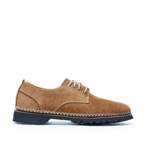 quoddy Men's Bennett XStitch Oxford: Toffee Suede
