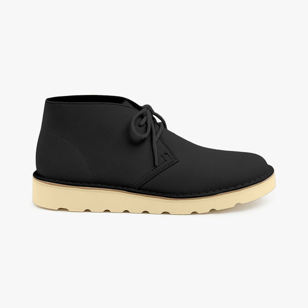 quoddy Men's Biddeford Desert Boot Wedge: Black