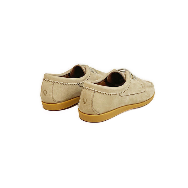 Quoddy Men’s Blucher Shoe: LE Pebble Nubuck