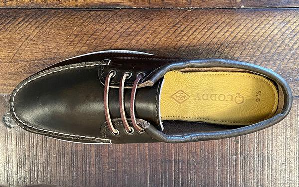 Quoddy Men’s Blucher Shoe: Olive LE