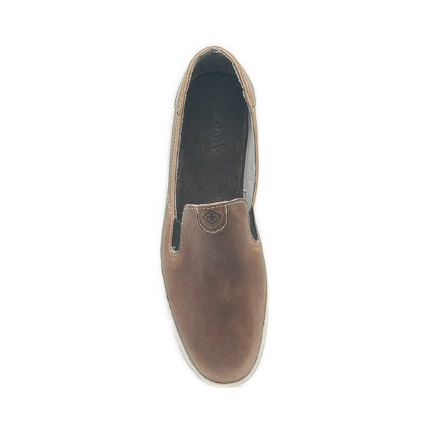 Quoddy Men's Bobby Slip On Horween Natural