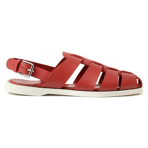 quoddy Men’s Fisherman Sandal Quick Turn: Brick