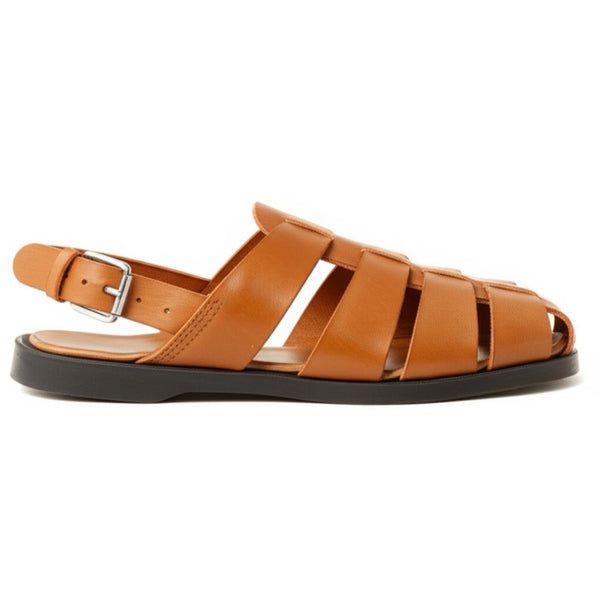 quoddy Men’s Fisherman Sandal Quick Turn: Whiskey