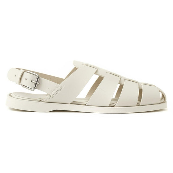 quoddy Men’s Fisherman Sandal Quick Turn: White