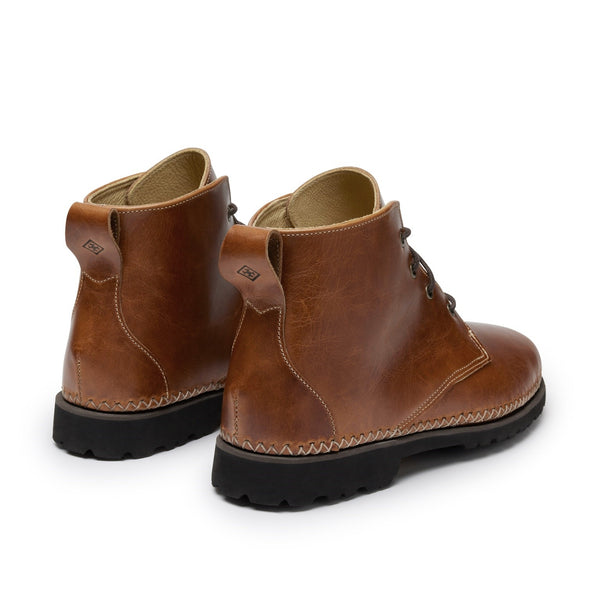 Quoddy Men's Jack XStitch Chukka: Whiskey Leather