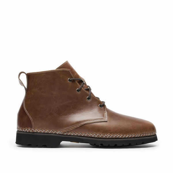 quoddy Men's Jack XStitch Chukka: Whiskey Leather