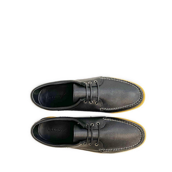 Quoddy Men’s LE Blucher Shoe: Black Grizzly