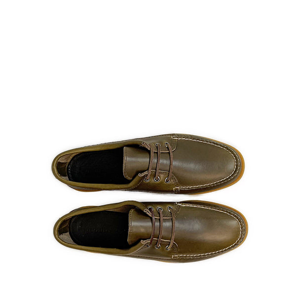Quoddy Men’s LE Blucher Shoe: Horween Olive