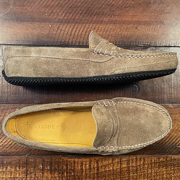 Quoddy Men’s LE Vessel Driver: Mushroom Suede