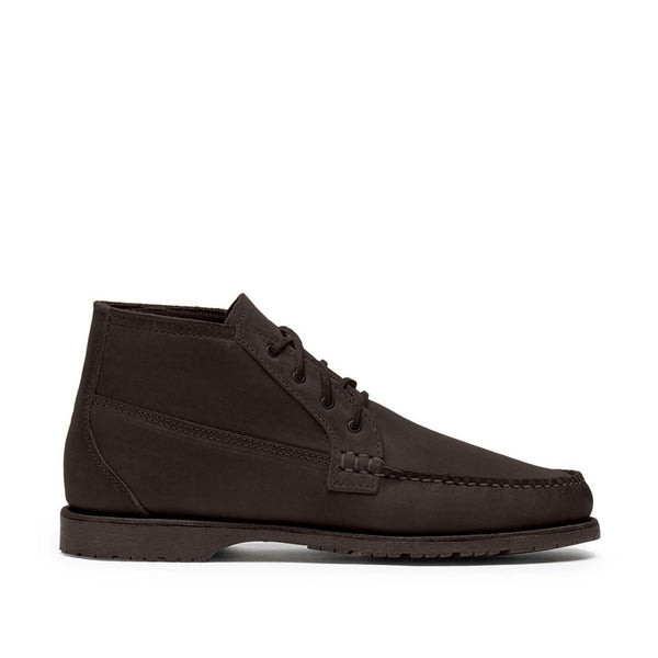 quoddy Men’s Nubuck Chuck LE Chukka: Dark Brown