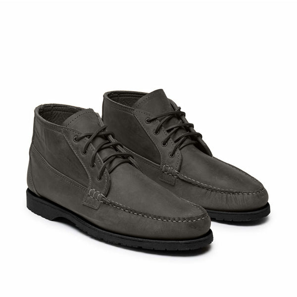 Quoddy Men’s Nubuck Chuck LE Chukka: Graphite Grey