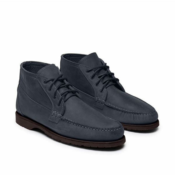 Quoddy Men’s Nubuck Chuck LE Chukka: Midnight