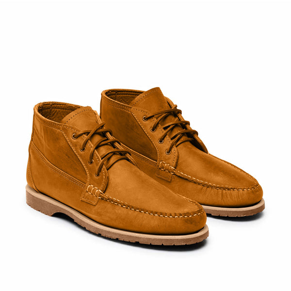 Quoddy Men’s Nubuck Chuck LE Chukka: Wheat