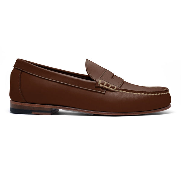 quoddy Men's Penny Loafer Classic LE: Cinnamon