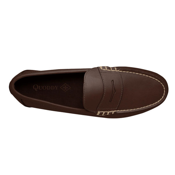 Quoddy Men's Penny Loafer Classic LE: Forest Brown