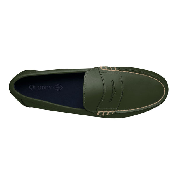 Quoddy Men's Penny Loafer Classic LE: Green