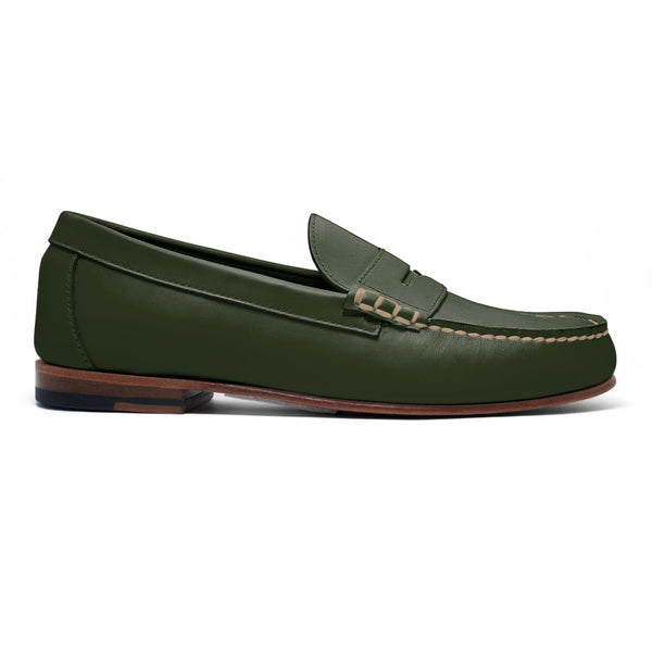 quoddy Men's Penny Loafer Classic LE: Green