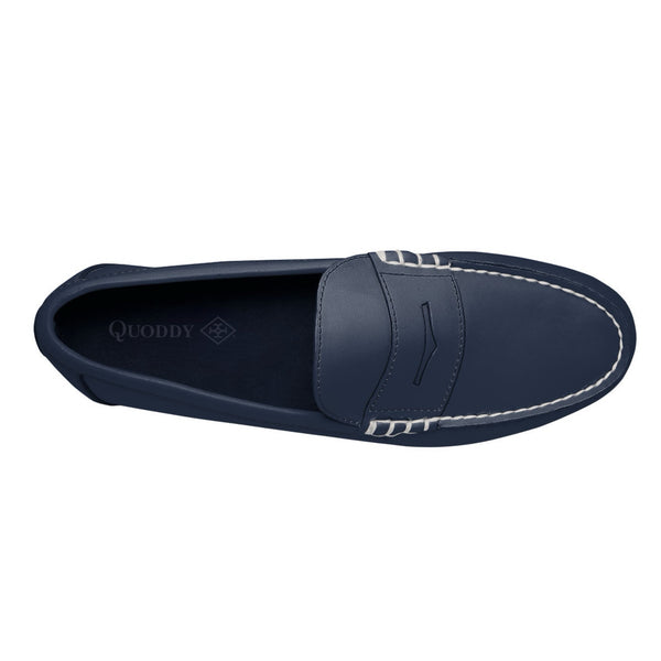 Quoddy Men's Penny Loafer Classic LE: Navy