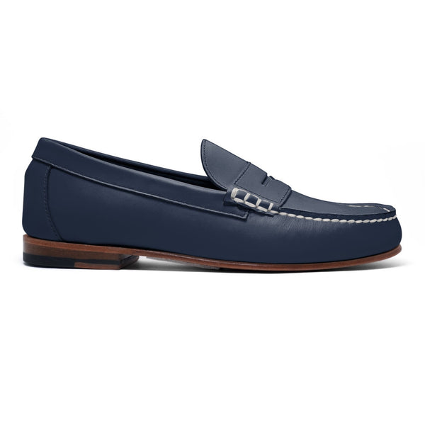 quoddy Men's Penny Loafer Classic LE: Navy