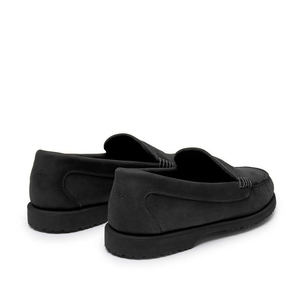 Quoddy Men’s Penny Nubuck LE: Black
