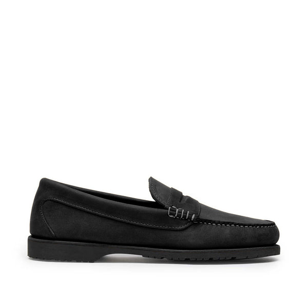 quoddy Men’s Penny Nubuck LE: Black