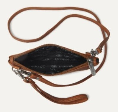 Quoddy Stadium Clutch Cross Body - Tan