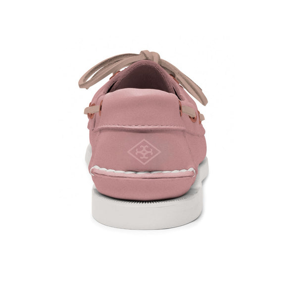 Quoddy Women's 2 Eyelet LE Boat Shoe: Pink