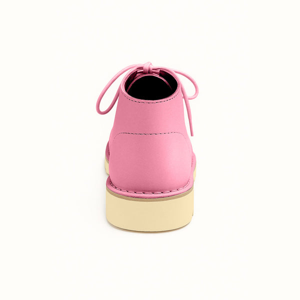 Quoddy Women's Biddeford Desert Boot Wedge: Rose
