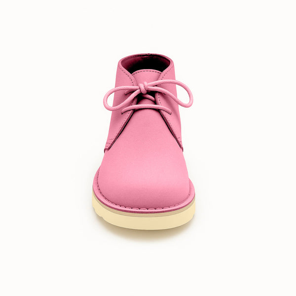 Quoddy Women's Biddeford Desert Boot Wedge: Rose