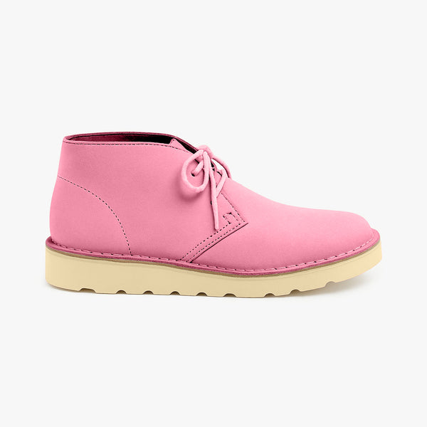 quoddy Women's Biddeford Desert Boot Wedge: Rose