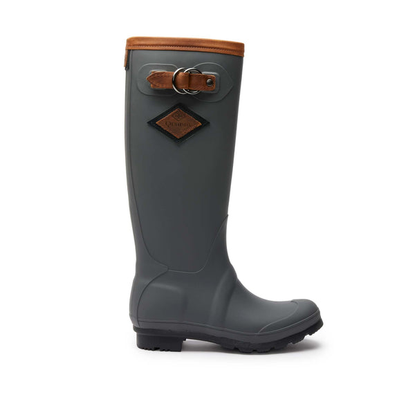 quoddy Women’s High-Tide Rain Boot: Grey Brown