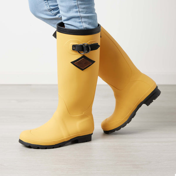 Quoddy Women’s High-Tide Rain Boot: Yellow