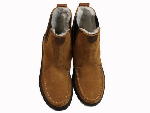 Quoddy Women's LE Barn Boot: Toast Suede