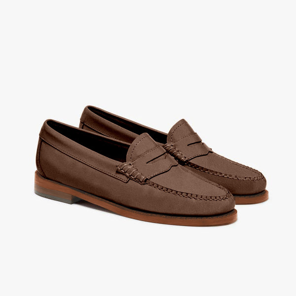 Quoddy Women's Penny Nubuck LE: Brown