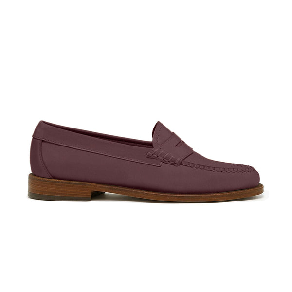 quoddy Women's Penny Nubuck LE: Cabernet