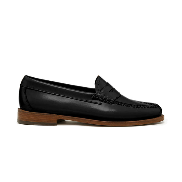 quoddy Women's Penny Polished Leather LE: Black