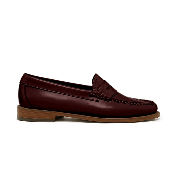 quoddy Women's Penny Polished Leather LE: Cabernet