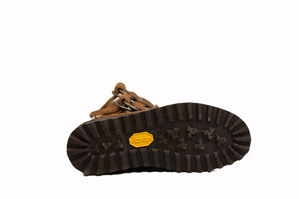 Quoddy Women's Twinstrap Ring Boot - Grizzly Peanut