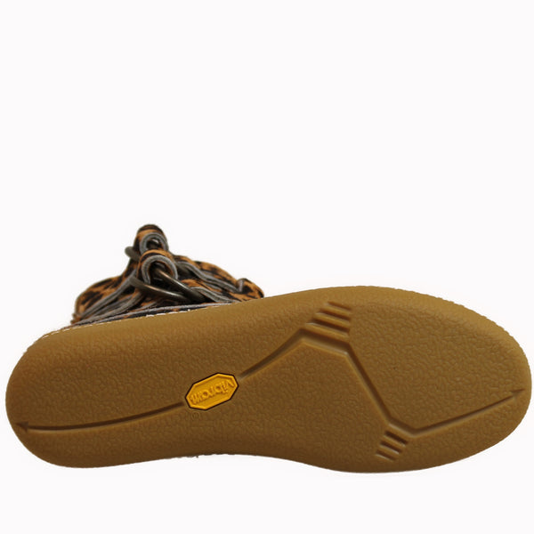 Quoddy Women's Twinstrap Ring Boot - Leopard Hair On