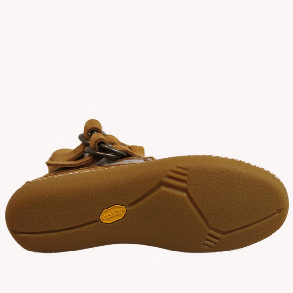 Quoddy Women's Twinstrap Ring Boot - Toffee Suede