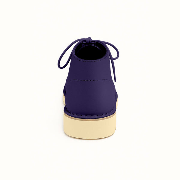 Quoddy Women's Biddeford Desert Boot Wedge: Dark Plum