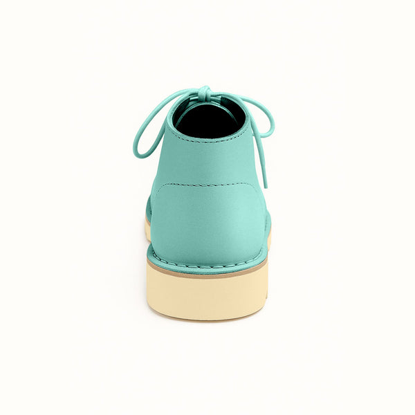 Quoddy Women's Biddeford Desert Boot Wedge: Mint Green
