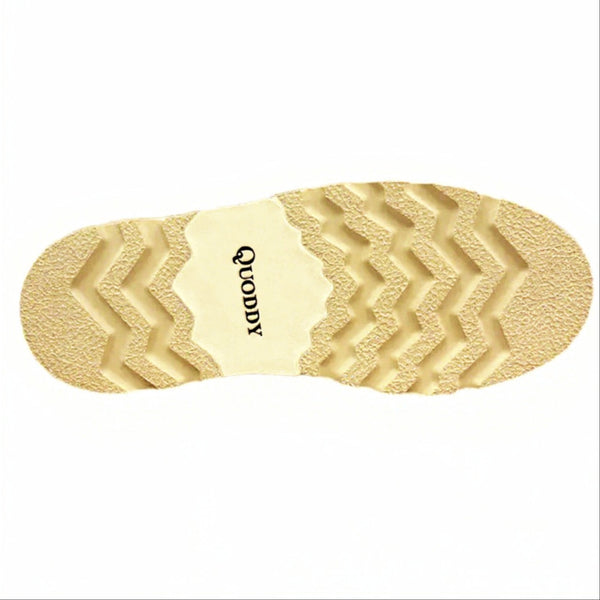 Quoddy Women's Biddeford Desert Boot Wedge: Sand Suede