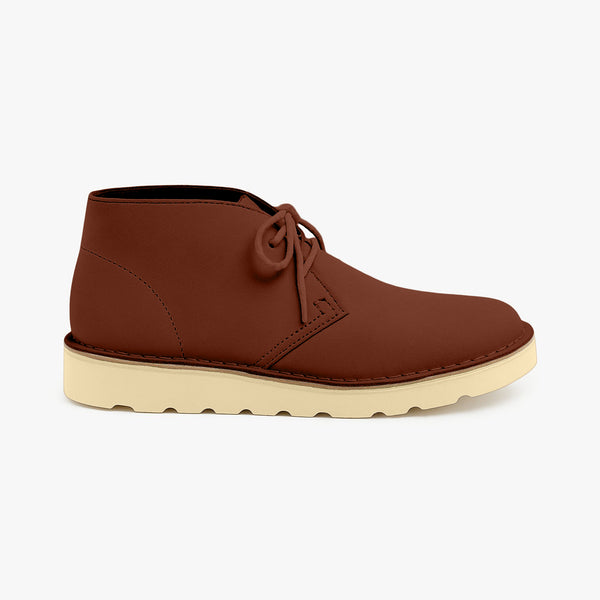 quoddy Women's Biddeford Desert Boot Wedge: Sienna Brown
