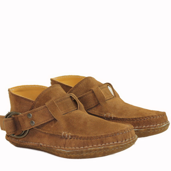 Quoddy Women's Original Ring Boot - Toffee Suede Leather Lined