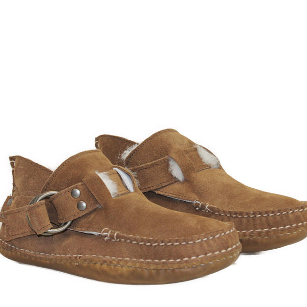 Quoddy Women's Original Ring Boot - Toffee Suede Sheepskin Lined