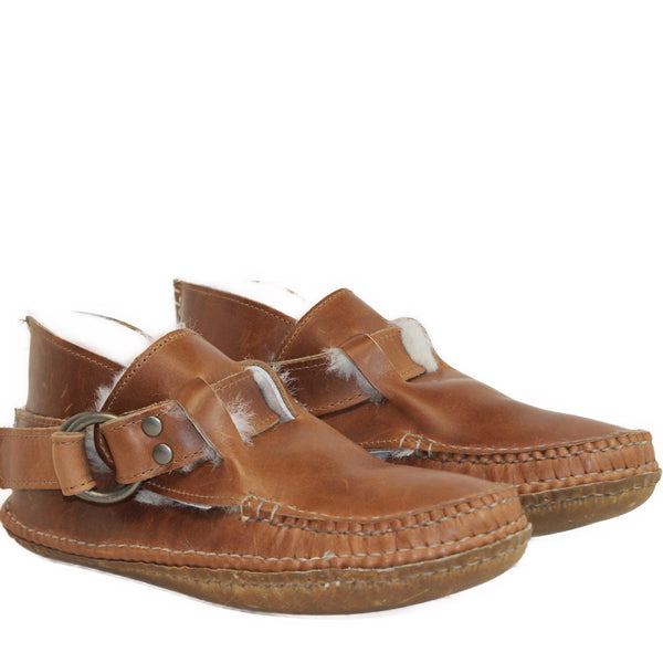 Quoddy Women's Original Ring Boot - Whiskey Sheepskin Lined