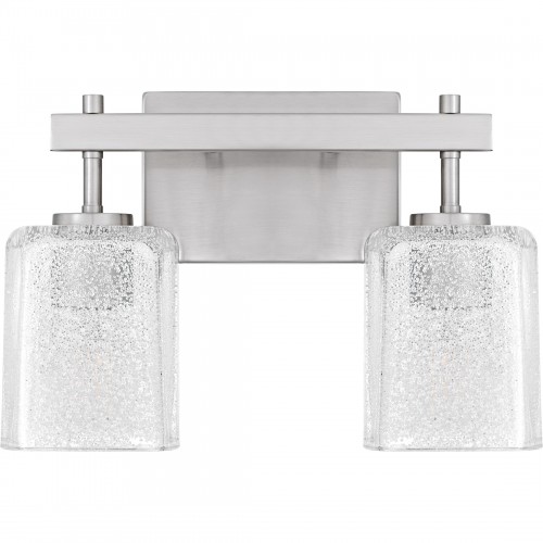 Quoizel Brenthouse 2-Light Brushed Nickel Bath Light